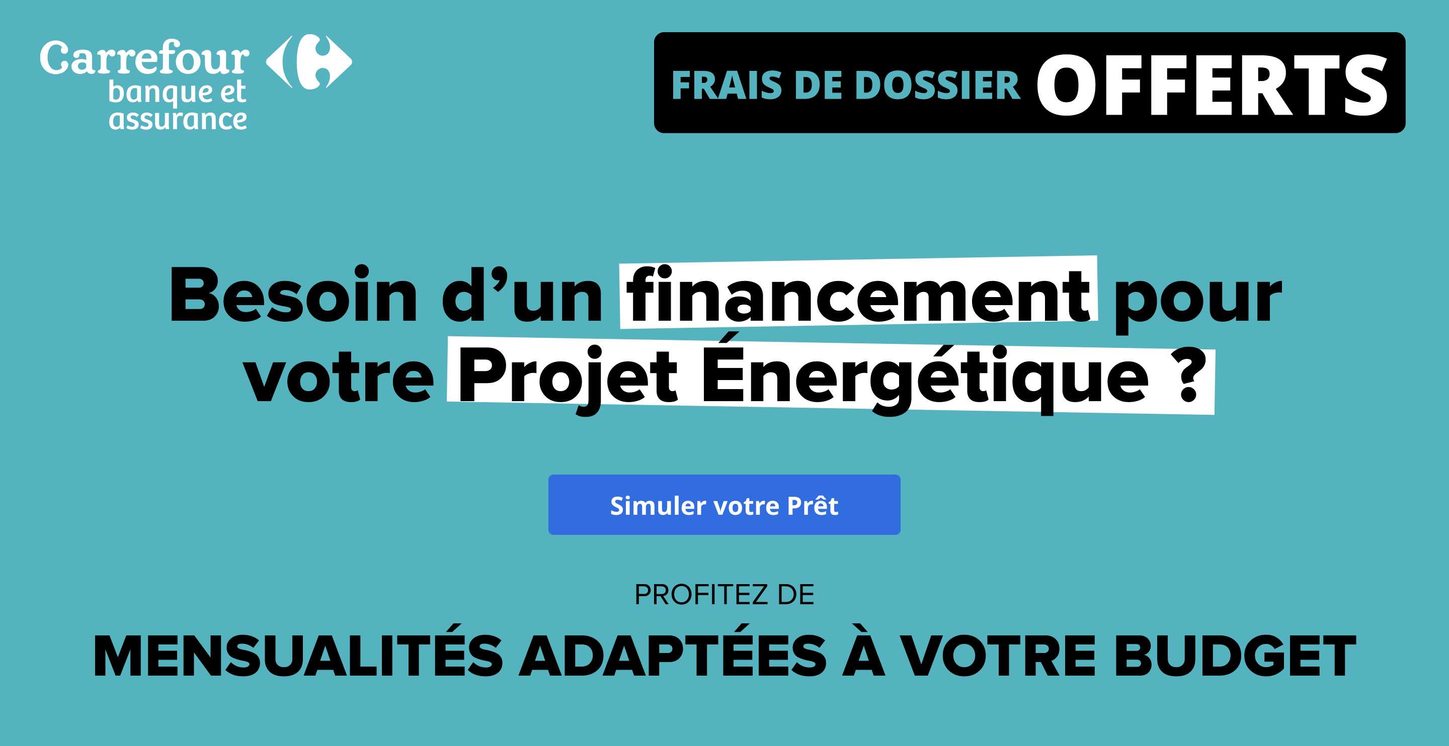 Offre de financement Carrefour Banque