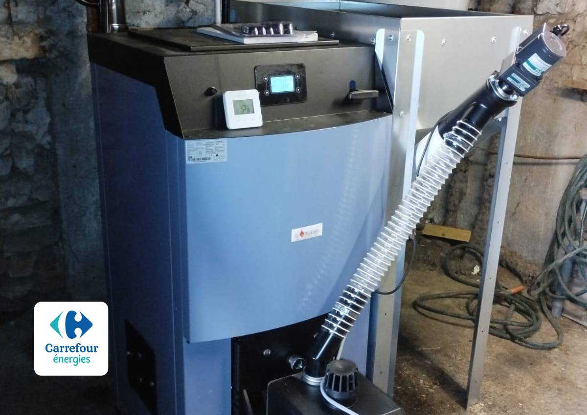 Exemple 1 : Installation chaudière à granulés