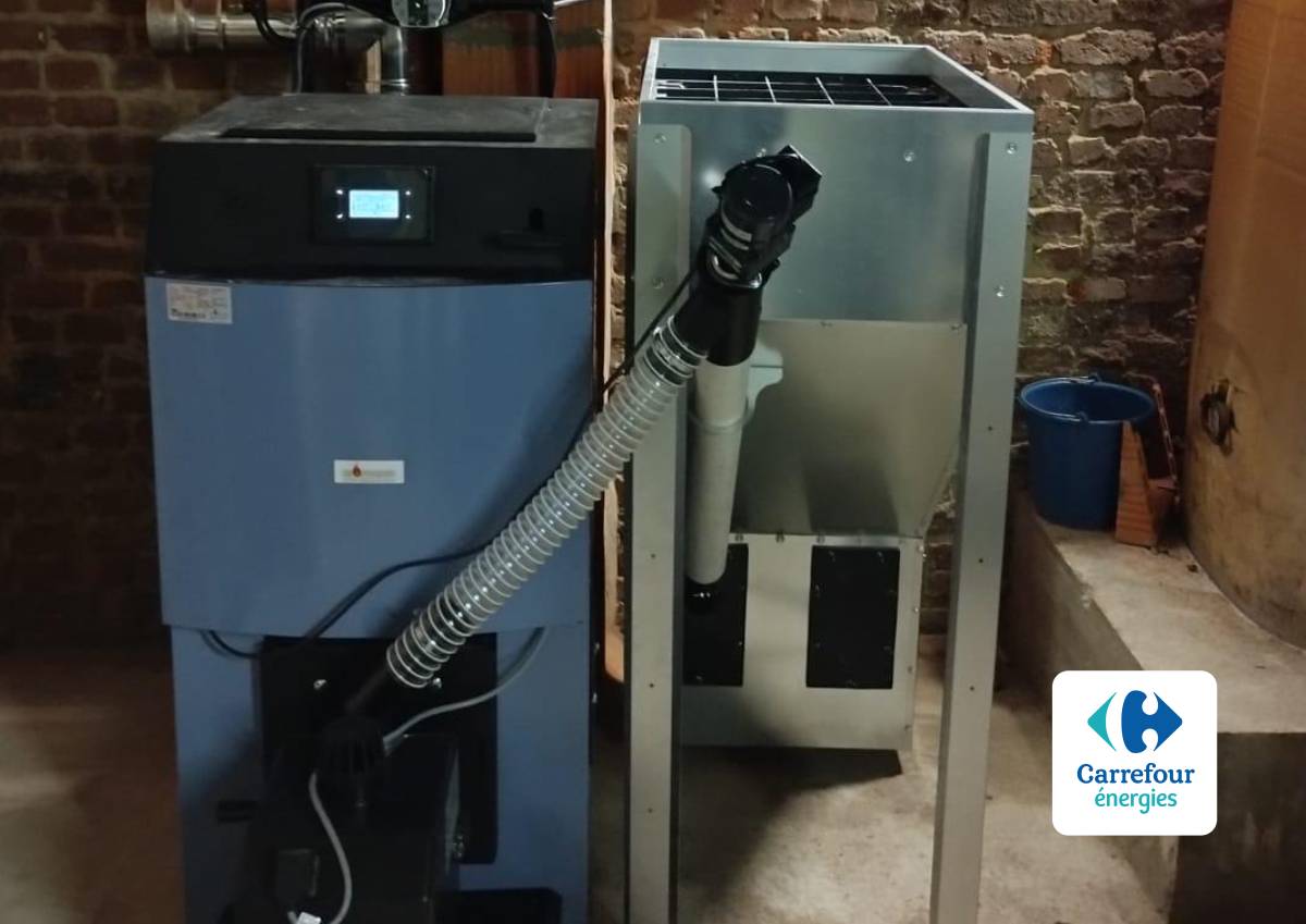 Exemple 2 : Installation chaudière à granulés