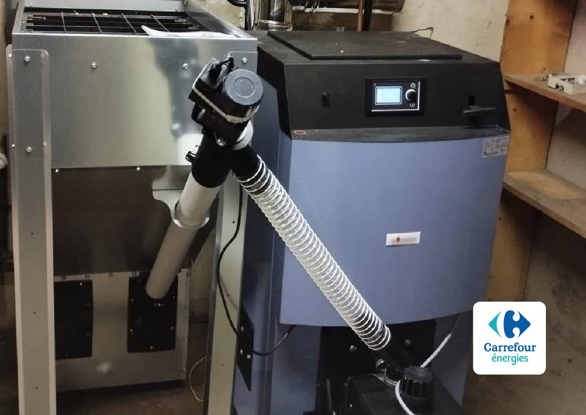 Exemple 4 : Installation chaudière à granulés